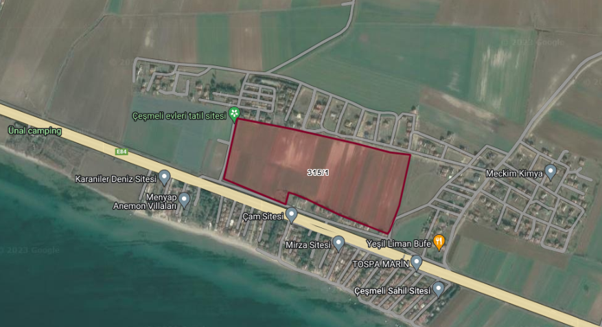 Marmaraereğlisi Çeşmeli Sahilde Satılık Arsa