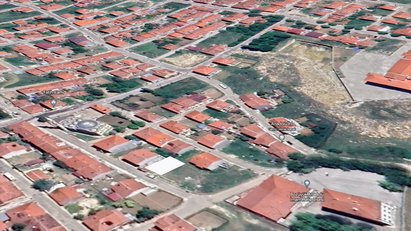 Bilecik Bozüyük Örenyakası’nda 171 m2 Arsa